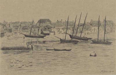Village de pêcheurs St. Ives - Prosper Alphonse Isaac