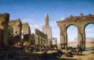 Ruines de la mosquée Al-Hakim au Caire - Prosper Marilhat