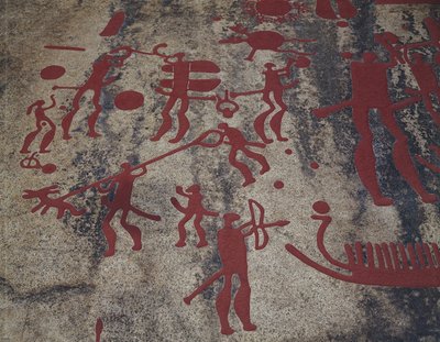 Scènes de chasse (peinture rupestre) - Protohistoric