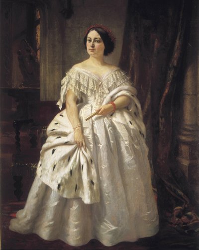 Teodora Lamadrid (1821-1886). Actrice espagnole - Prudent Louis Leray