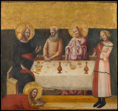 Marie-Madeleine lavant les pieds du Christ - Pseudo Jacopino di Francesco
