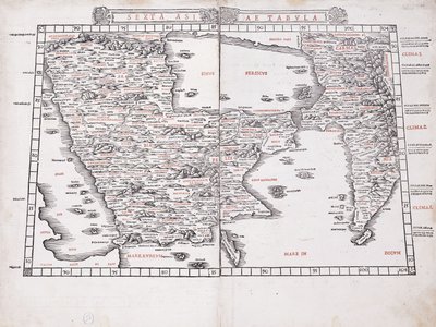 Sexta Asiae Tabula, 1511 - Ptolemy