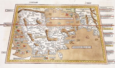 Sexta Asie Tabula, 1541 - Ptolemy
