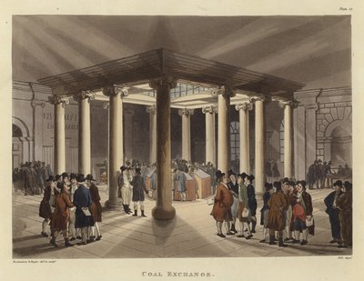 Bourse du charbon - Pugin and Rowlandson