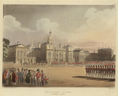 Montant la garde - Pugin and Rowlandson