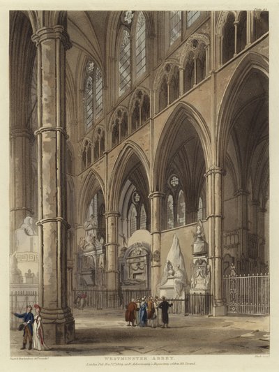 Abbaye de Westminster - Pugin and Rowlandson