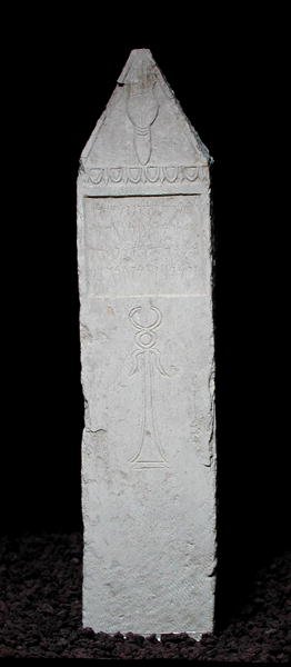 Stèle votive avec un caducée, de Carthage, IIIe-IIe siècle av. J.-C. - Punic Punic