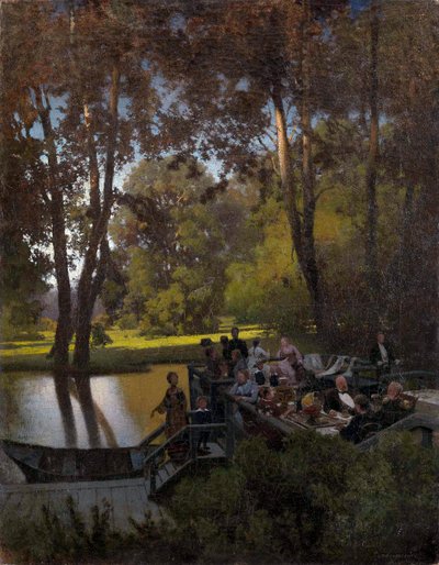 Déjeuner au parc - Pyotr Alexandrovich Sukhodolsky