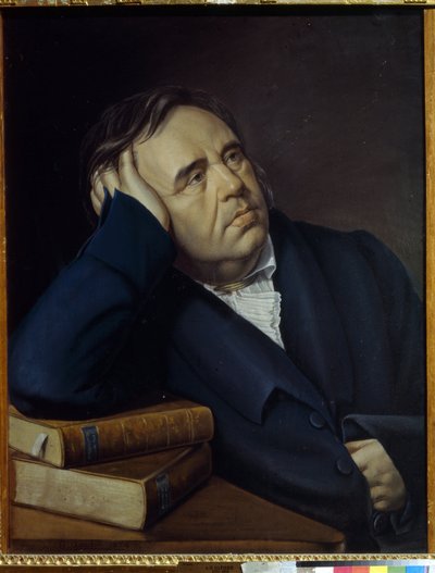 Portrait du fabuliste Ivan A. Krylov (1769-1844) - Pyotr Alexeevich Olenin