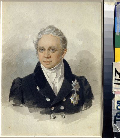 Portrait du comte Charles Robert de Nesselrode - Pyotr Fyodorovich Sokolov