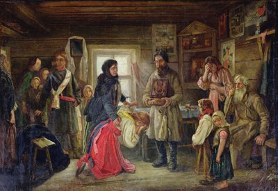 Avant le mariage, c.1900 - Pyotr Ivanovich Tselebrovski