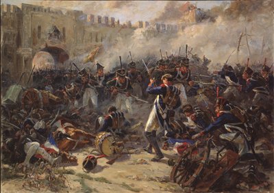 La bataille de Smolensk en août 1812, 1956 - Pyotr Ivanovich Zhigimont