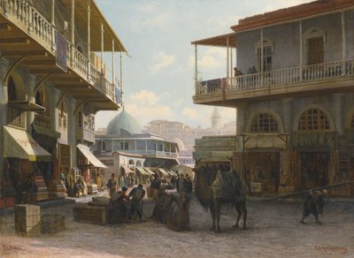 Vue de Tiflis, 1874 - Pjotr ​​​​Petrowitsch Wereschtschagin