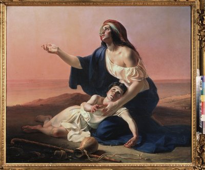 Agar et Ismael dans le désert - Pyotr Stepanovich Petrovsky