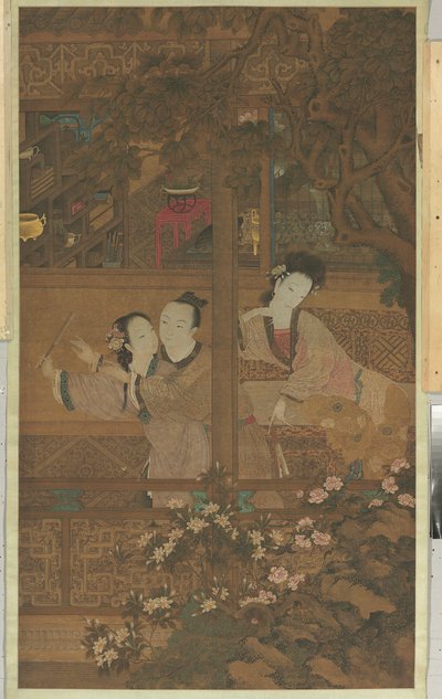 Rêve de la chambre rouge - Qing Dynasty Chinese School