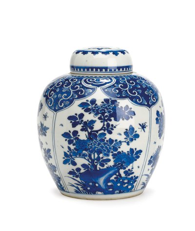 Pot à gingembre et couvercle, période Kangxi, 1661-1722 - Qing Dynasty Chinese School