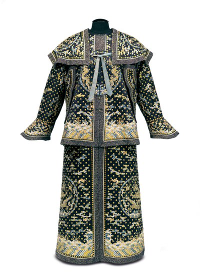 Uniforme Cérémonial Rare de Garde Impérial, Période Qianlong / Jiaqing (1736-1820) - Qing Dynasty Chinese School