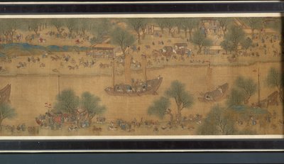 Festival du printemps sur la rivière (détail), rouleau - Qing Dynasty Chinese School