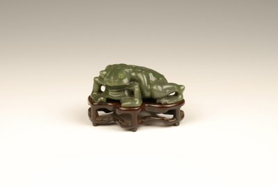 Statuette de crapaud (jade) - Qing Dynasty Chinese School