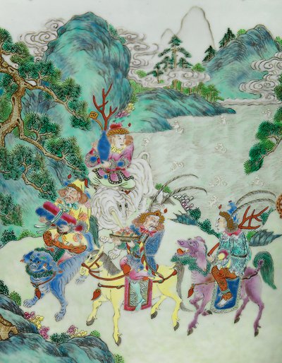 (détail) - Qing Dynasty   Jiaqing Period Chinese School