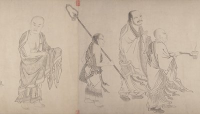 Les Seize Luohans - Qiu Ying