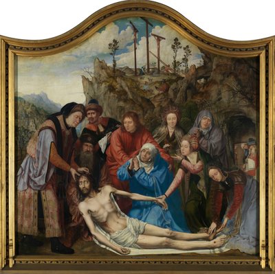 Lamentation du Christ, Retable de la Guilde des Menuisiers, panneau central - Quentin Massys or Matsys