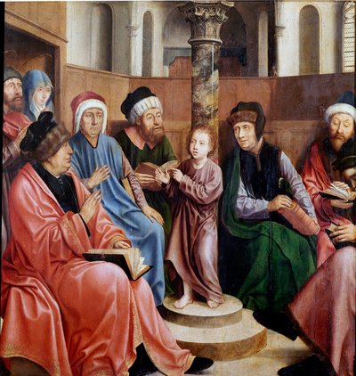 Jésus parmi les docteurs - Quentin Massys or Metsys