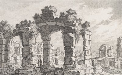 Ruines de Cumes, 18e siècle - Quentin Pierre Chedel