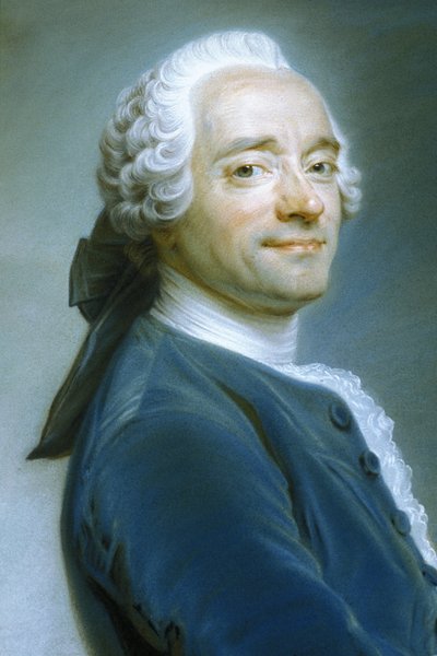 Quentin Latour (1704-1788) - autoportrait sur la dentelle à volants, vers 1751 - Quentin de la Latour
