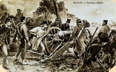 Garibaldi à Mentana - Quinto Cenni