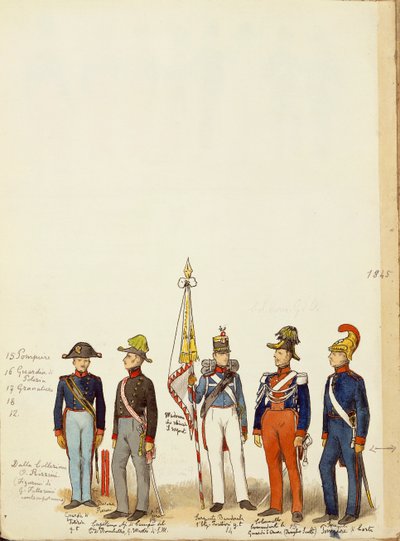 Uniformes militaires - Quinto Cenni