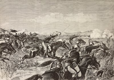 Régiment de cavalerie de Savoie chargeant, 10 septembre - Quinto Cenni