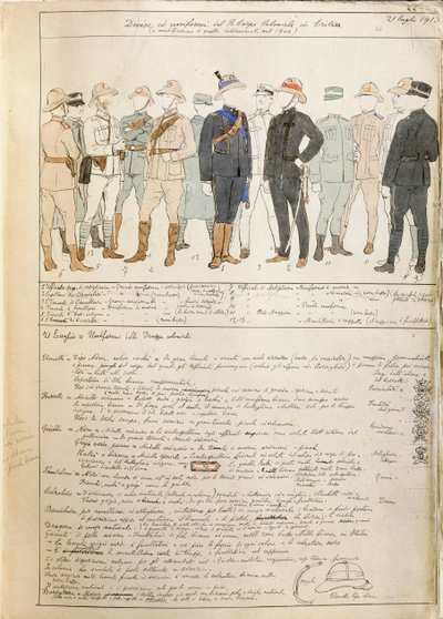 Uniformes du Corps royal des troupes coloniales du Royaume d