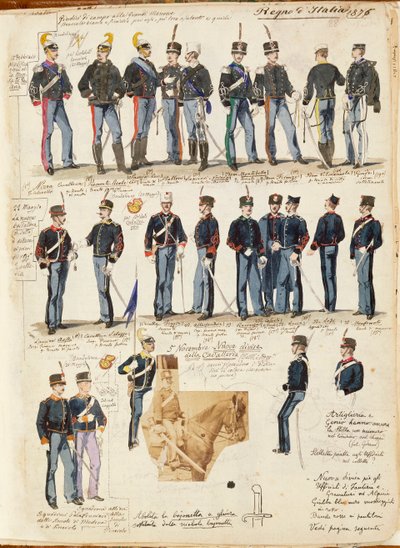Divers uniformes du Royaume d