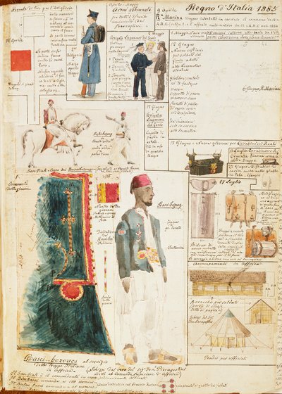 Divers uniformes du Royaume d