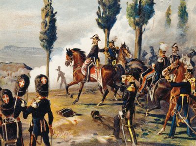 Victor Emmanuel II à la bataille de Custoza, 24 juin - Quinto Cenni