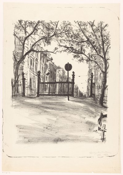 Sortie du Vondelpark - Quirijn Halbertsma (signed by artist)