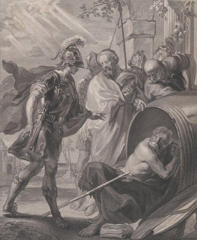 La rencontre de Diogène de Sinope et d