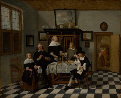 Groupe familial dans un intérieur - Quiringh Gerritsz. van Brekelenkam