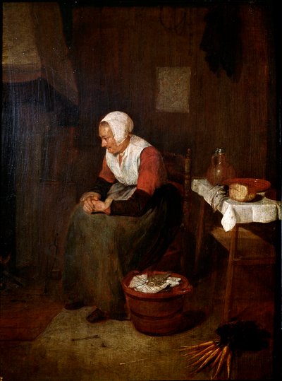 Portrait de vieille femme - Quiringh Gerritsz. van Brekelenkam