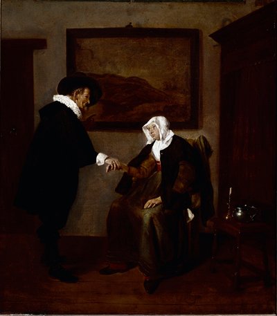 La visite du docteur - Quiringh Gerritsz. van Brekelenkam