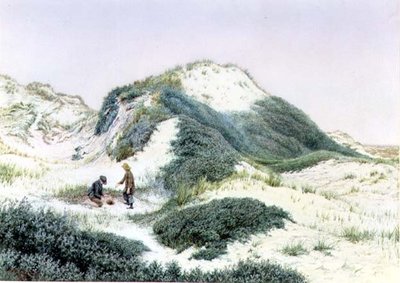 Parmi les dunes de sable à Hightown 1885 - R.H. Rutherford