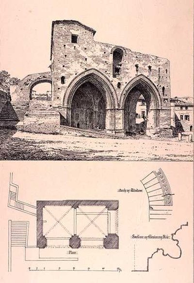 Fonte Branda, Sienne, Italie, tiré de 
