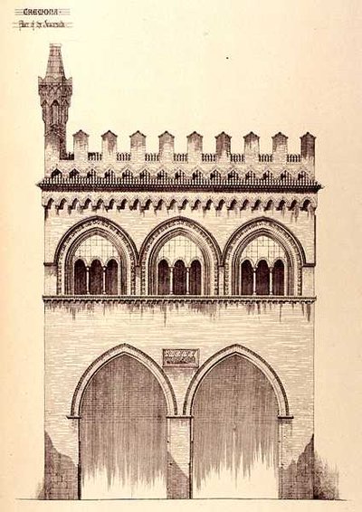 Palais des Jurisconsultes, Crémone, Italie, construit en 1292, de 