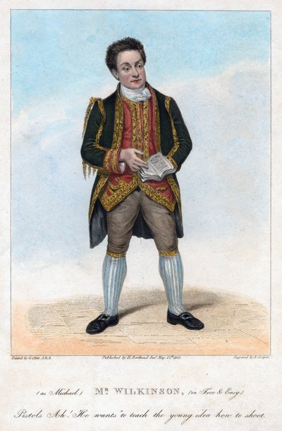 M. Wilkinson en tant que Michael dans Free and Easy, 1822 - R. Cooper