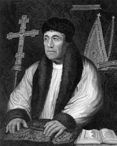 William Warham 1450-1532, archevêque de Canterbury, 1824 - R. Cooper