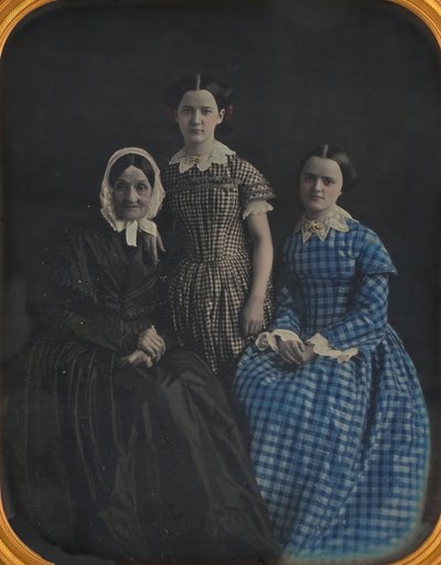 Portrait sans titre de trois femmes, 1860 - R. Emmert Churchill