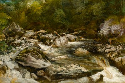 Cascade sur la rivière Conway, nord du Pays de Galles - R. Haddon