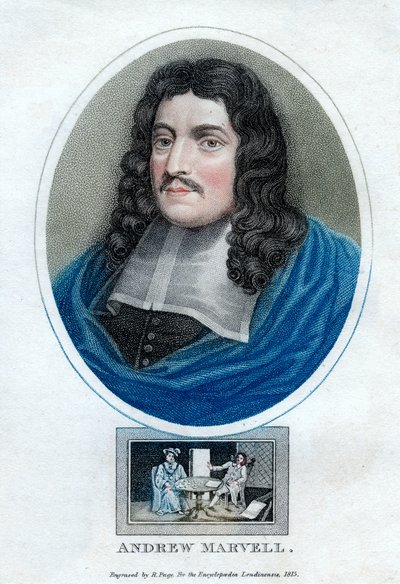 Andrew Marvell, poète métaphysique anglais, 1815 - R. Page