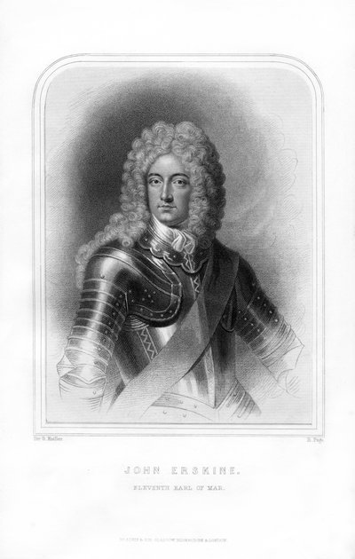 John Erskine, comte de Mar, noble écossais et chef des Jacobites - R. Page